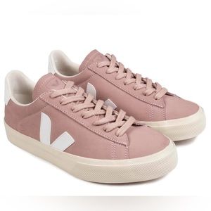 Veja Pink Suede Campo Women’s Sneakers